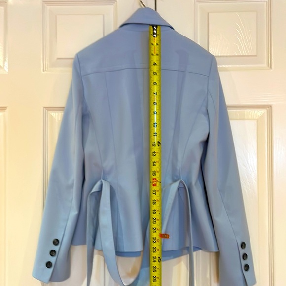 Canadian designer iris pale Blue Jacket size 6 - Picture 6 of 8